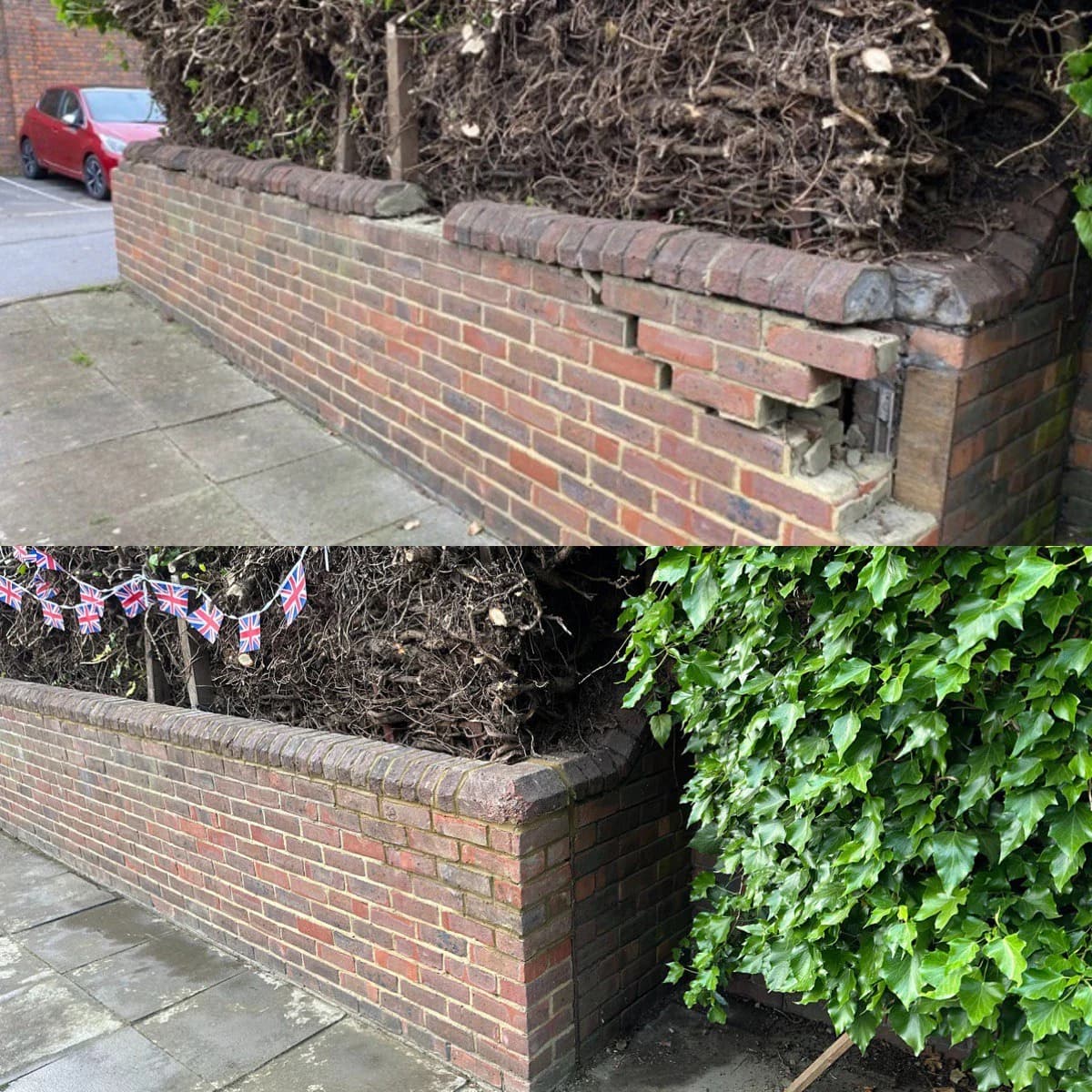 Garden Wall before